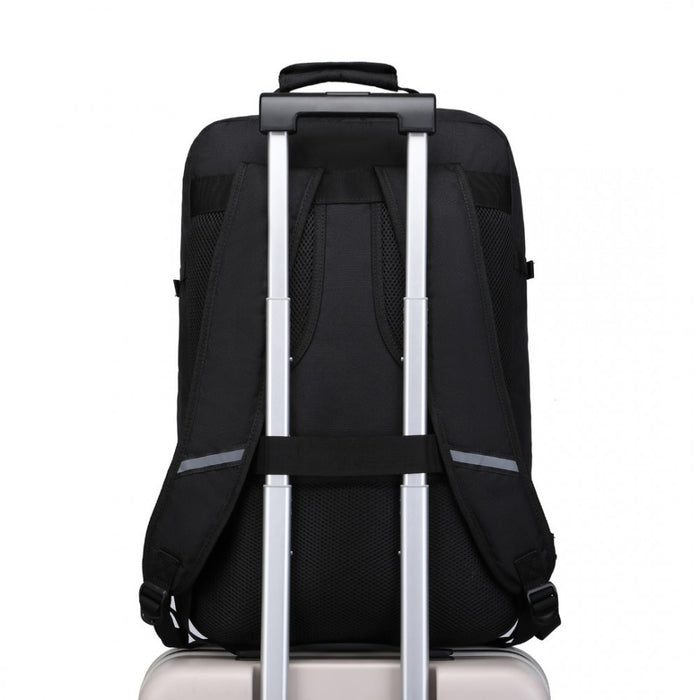 EM2231L - Kono Lightweight Cabin Bag Travel Business Backpack - Black