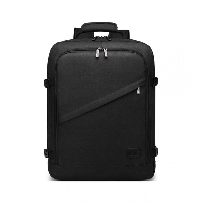 EM2231M - Kono Lightweight Cabin Bag Travel Business Backpack - Black
