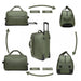 Eq2235 - Kono Foldable Large Capacity Trolley Travel Bag - Green - Image 3