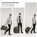 Eq2235 - Kono Foldable Large Capacity Trolley Travel Bag - Green - Image 11