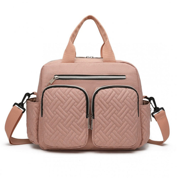 Eq2248 - Kono Durable And Functional Changing Tote Bag - Pink