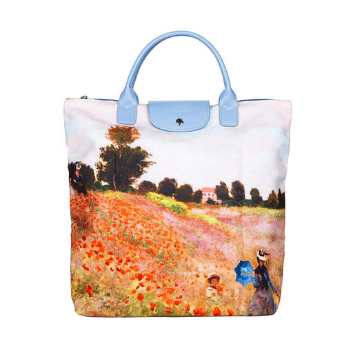 Monet The Poppy Field - Art Foldaway Bag-0