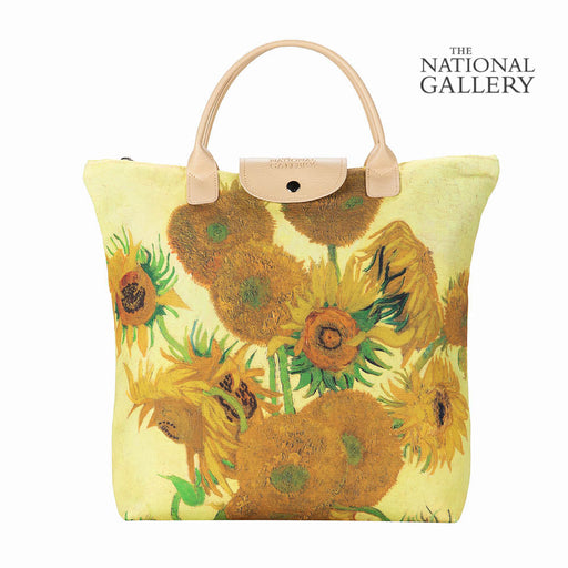 Van Gogh Sunflower - Art Foldaway Bag-0
