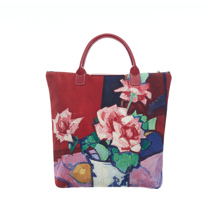 National Galleries Of Scotland Pink Rose - Art Foldaway Bag-3