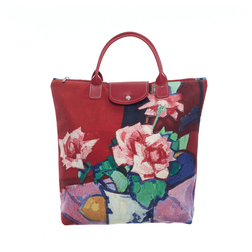 National Galleries Of Scotland Pink Rose - Art Foldaway Bag-0