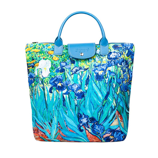 Van Gogh Iris - Art Foldaway Bag-0