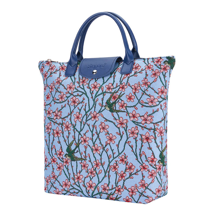 V&A Licensed Almond Blossom and Swallow - Foldaway Bag-2