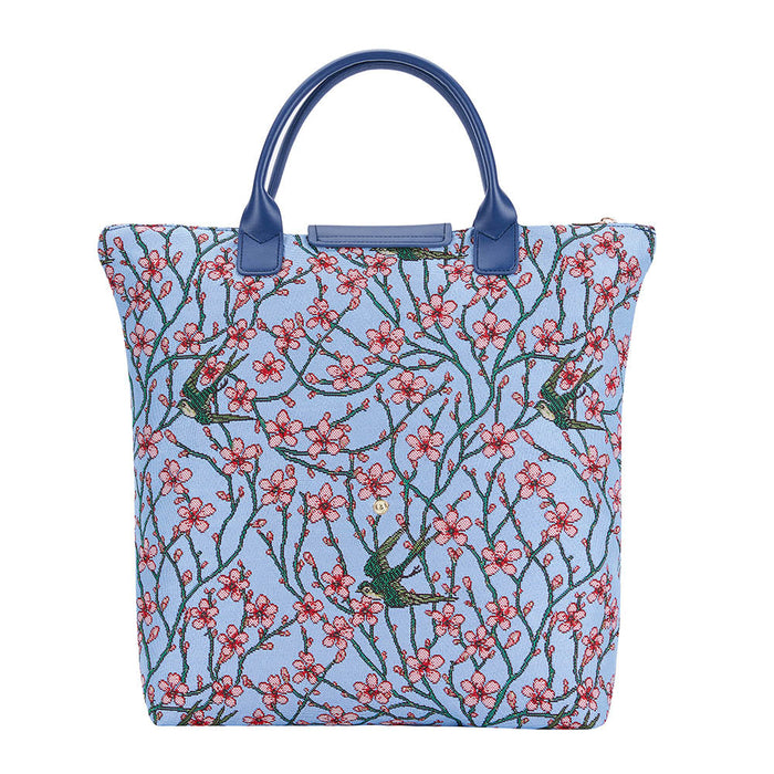V&A Licensed Almond Blossom and Swallow - Foldaway Bag-3
