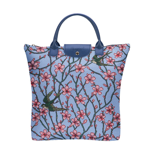 V&A Licensed Almond Blossom and Swallow - Foldaway Bag-0