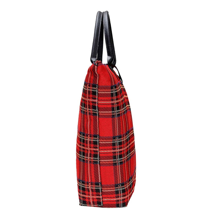 Royal Stewart Tartan - Foldaway Bag - Love Thy Bargains