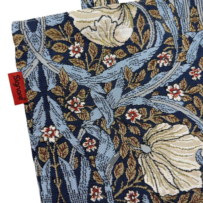 William Morris Pimpernel and Thyme Blue - Flat Bag - Love Thy Bargains