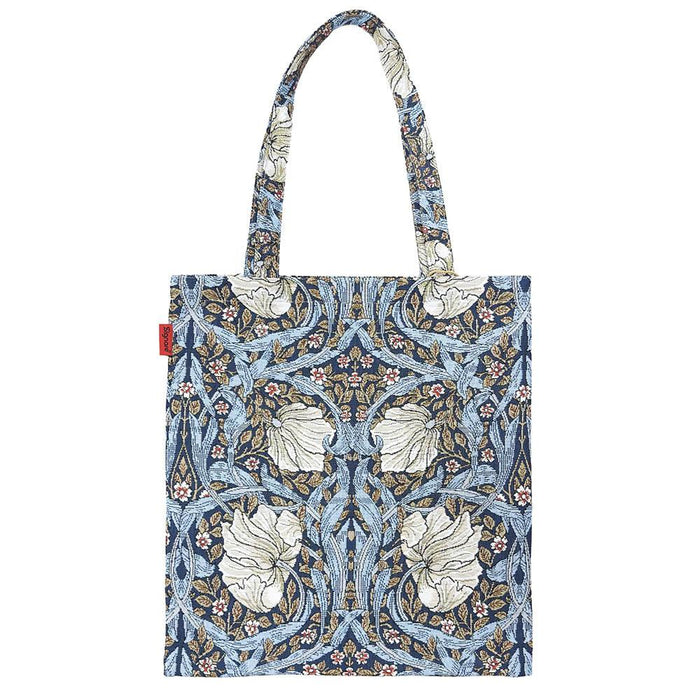 William Morris Pimpernel and Thyme Blue - Flat Bag - Love Thy Bargains