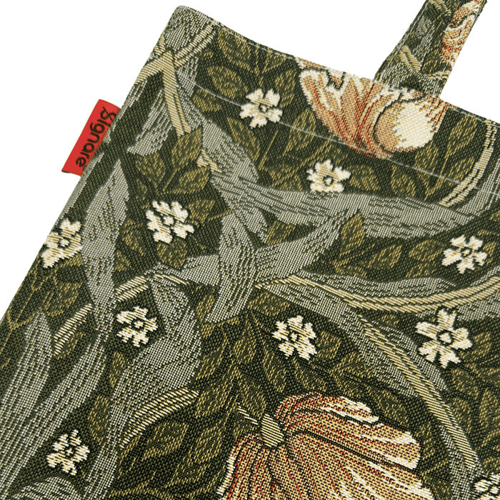 William Morris Pimpernel and Thyme Green - Flat Bag - Love Thy Bargains