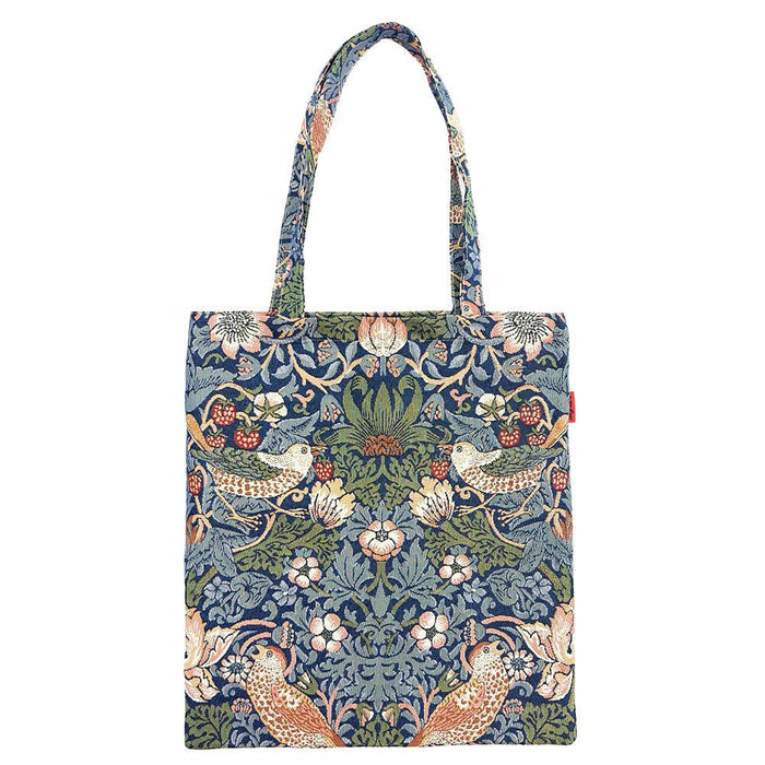 William Morris Strawberry Thief Blue - Flat Bag - Love Thy Bargains