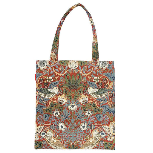 William Morris Strawberry Thief Red - Flat Bag - Love Thy Bargains