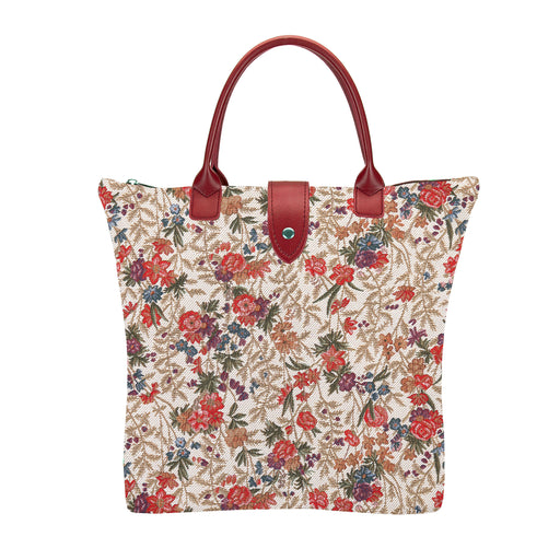 V&A Licensed Flower Meadow - Folding Bag-0