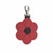 Flower bag charm - Poppy - Red-0