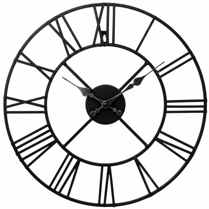 Horloge en métal, chiffre romain 60cm