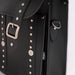 Handmade Leather City Backpack - Black Gothic Studded-2