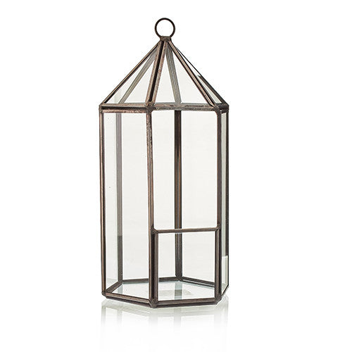 Glass Terrarium - Lantern Shape