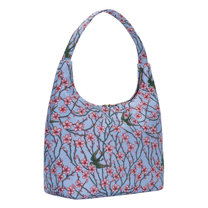 V&A Licensed Almond Blossom and Swallow - Hobo Bag-2