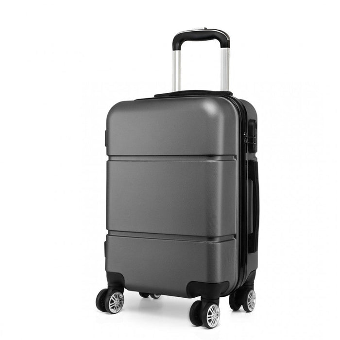 Hard Shell Abs Carry On Suitcase 20 Inch - Grey