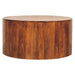 Chestnut Round Wooden Coffee Table for resale