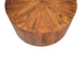 Chestnut Round Wooden Coffee Table for reselling