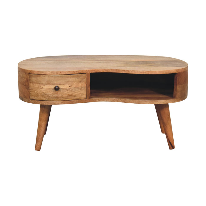 Oak-ish Wave Coffee Table wholesalers