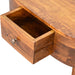 Mini Chestnut Rounded Coffee Table for wholesale