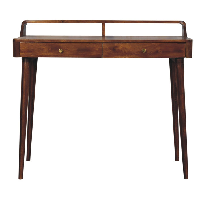 Elevated Chestnut Console Table-0