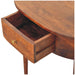 Backless Mounted Chestnut Console-6