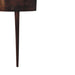 Backless Mounted Chestnut Console-8