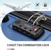 Abs Sculpted Horizontal Design 20 Inch Cabin Luggage - Navy Blue - Image 7