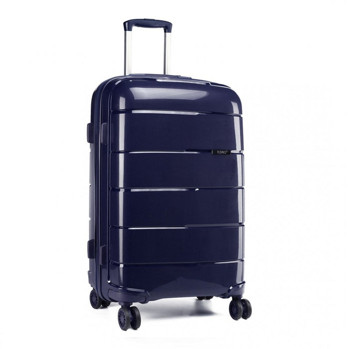 28 Inch Hard Shell Pp Suitcase - Navy