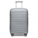 24 Inch Multi Texture Hard Shell Pp Suitcase  Classic Collection  Grey - Image 2