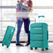 20 Inch Cabin Size Bright Hard Shell Pp Suitcase - Classic Collection - Blue/green - Image 10