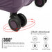 K2393L - British Traveller 24 Inch Spinner Hard Shell PP Suitcase With TSA Lock - Black - Image 8