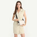 L2310 - Miss Lulu Simple And Elegant Wide Strap Genuine Leather Crossbody Bag - Green - Image 8