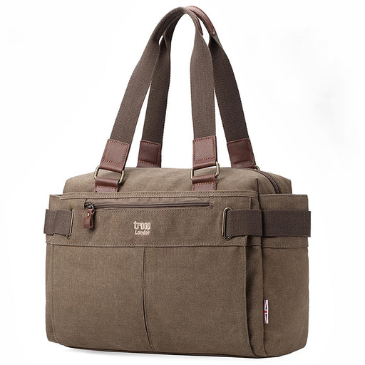 L853 Troop London Classic Double Grab Handle Handbag, Shoulder Bag-1