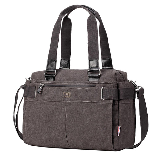 L853 Troop London Classic Double Grab Handle Handbag, Shoulder Bag-4