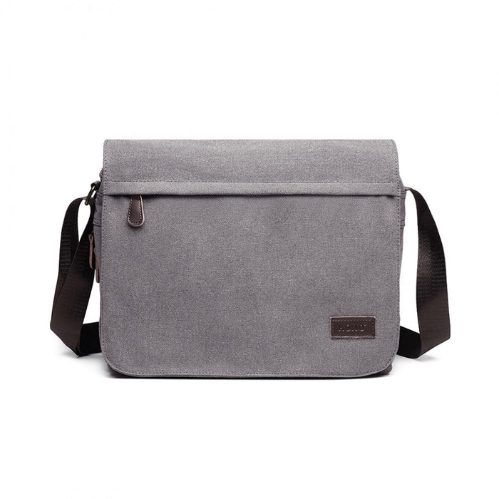 Lb1925 - Kono Classic Expanding Messenger Bag - Grey