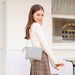 Lb2247 - Miss Lulu Small Pu Leather Soft Crossbody Bag - Black - Image 8