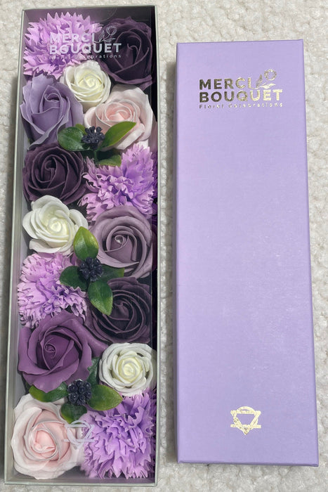 Long Box -  Lavender Rose & Carnation