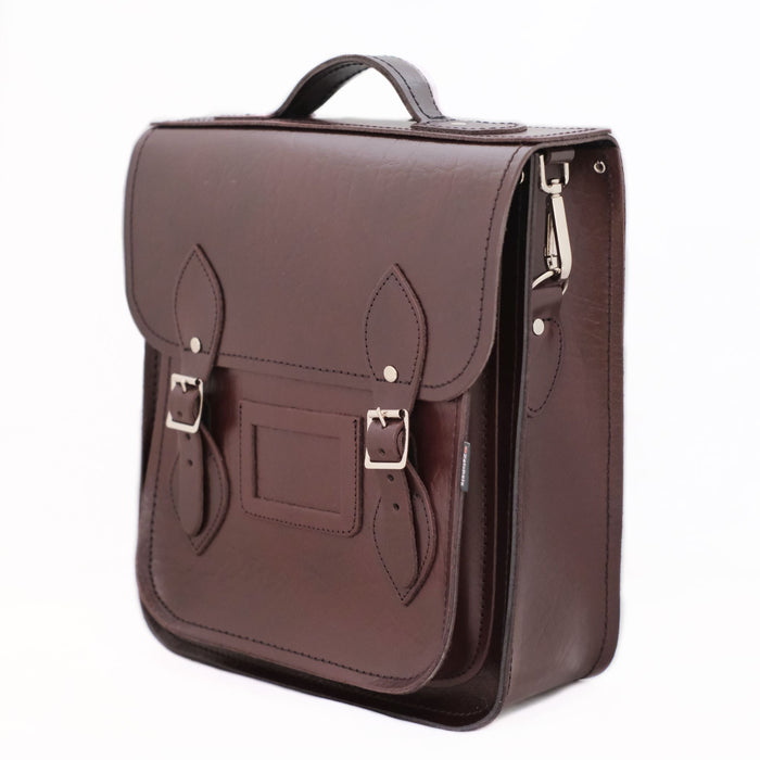 Handmade Leather City Backpack - Marsala Red Executive-1