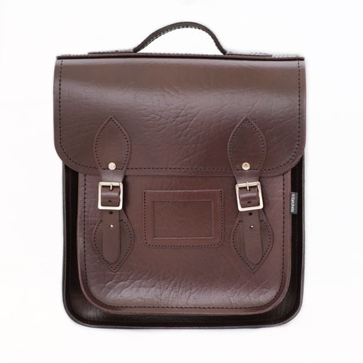 Handmade Leather City Backpack - Marsala Red Executive-0