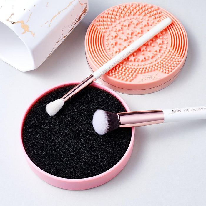 Makeup Brushes Cleaner Sponge 2-IN-1 Dry and Wet