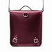 Handmade Leather City Backpack - Marsala Red-3