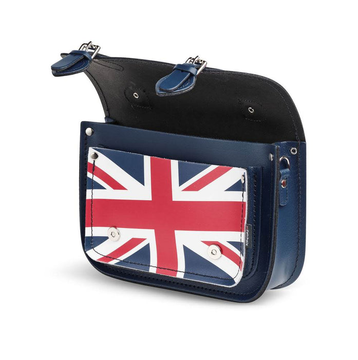 Union Jack Midi Satchel - Navy-2