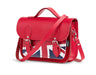 Union Jack Midi Satchel - Pillar Box Red-1